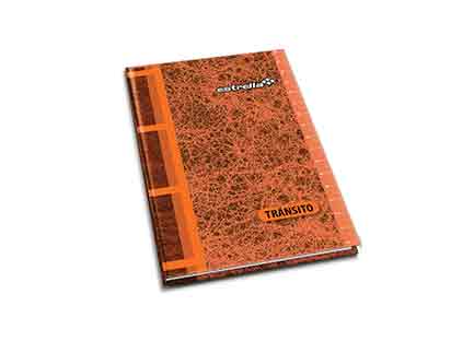 ESTRELLA - LIBRETA ESTRELLA TRANSITO PASTA DURA 96 HOJAS