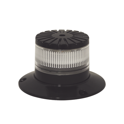 ECCO - Baliza LED compacta discreta, domo claro, color ambar/claro