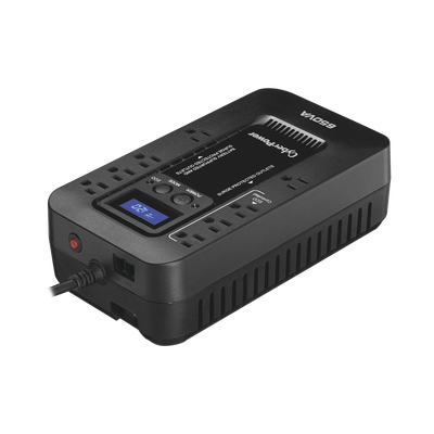CYBERPOWER - UPS de 650 VA/390 W, Topología Standby con Modo Ahorrador ECO, Entrada 120 Vca NEMA 5-15P, Con 8 Tomas NEMA 5-15R