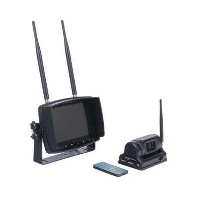 ECCO - Sistema inalámbrico de reversa con cámara infrarroja , imán y monitor de 7" táctil