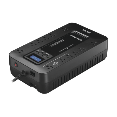 CYBERPOWER - UPS de 850 VA/510 W, Topología Standby con Modo Ahorrador ECO, Entrada 120 Vca NEMA 5-15P, Con 12 Tomas NEMA 5-15R