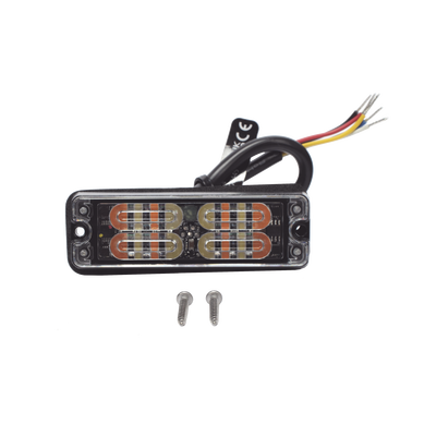 ECCO - LUZ AUXILIAR CON 16 LEDS COLOR AMBAR / CLARO