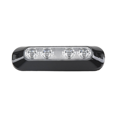 ECCO - Luz perimetral, 4 LEDs Ultra Brillantes, color Rojo / Azul