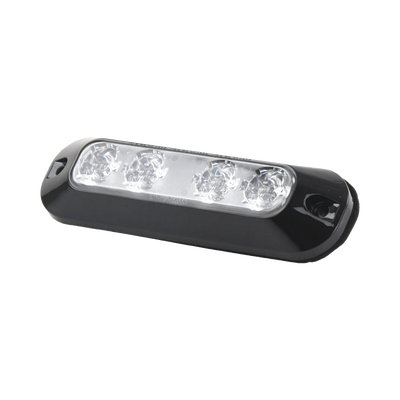ECCO - Luz perimetral, 4 LEDs Ultra Brillantes, color Rojo / Azul
