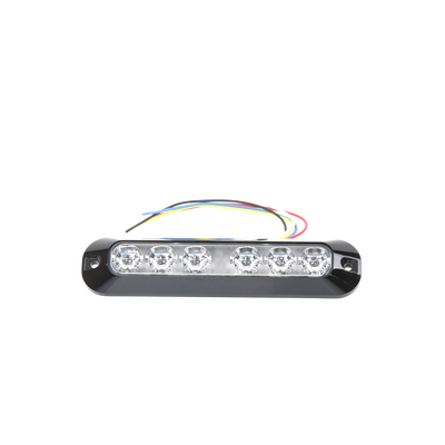 ECCO - Luz Auxiliar Serie X3705, 6 LEDs Ultra Brillantes, color Rojo / Azul