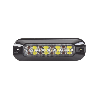 ECCO - Luz Auxiliar Serie X3744, 8 LEDs Ultra Brillantes, color rojo claro.