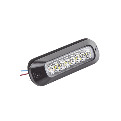 ECCO - Luz Auxiliar Serie X3744, 8 LEDs Ultra Brillantes, color rojo claro.