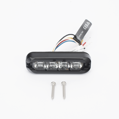 ECCO - Luz perimetral , 8 LED Ultra Brillantes, Dual Color Rojo / Claro