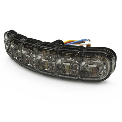 ECCO - Luz perimetral , 12 LEDs Ultra Brillantes, Dual Color Rojo / Claro