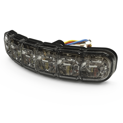ECCO - Luz perimetral , 12 LEDs Ultra Brillantes, Dual Color Rojo / Claro