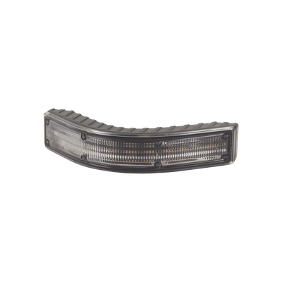 ECCO - Luz direccional de esquina, 12 Led,12-24 Vcc, Lente transparente, ámbar/blanco