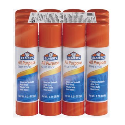 ELMERS - Lápiz Adhesivo Elmers All Purpose 6gr C/12 Pzas