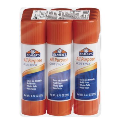 ELMERS - Lápiz Adhesivo Elmers All Purpose 22gr C/6 Pzas