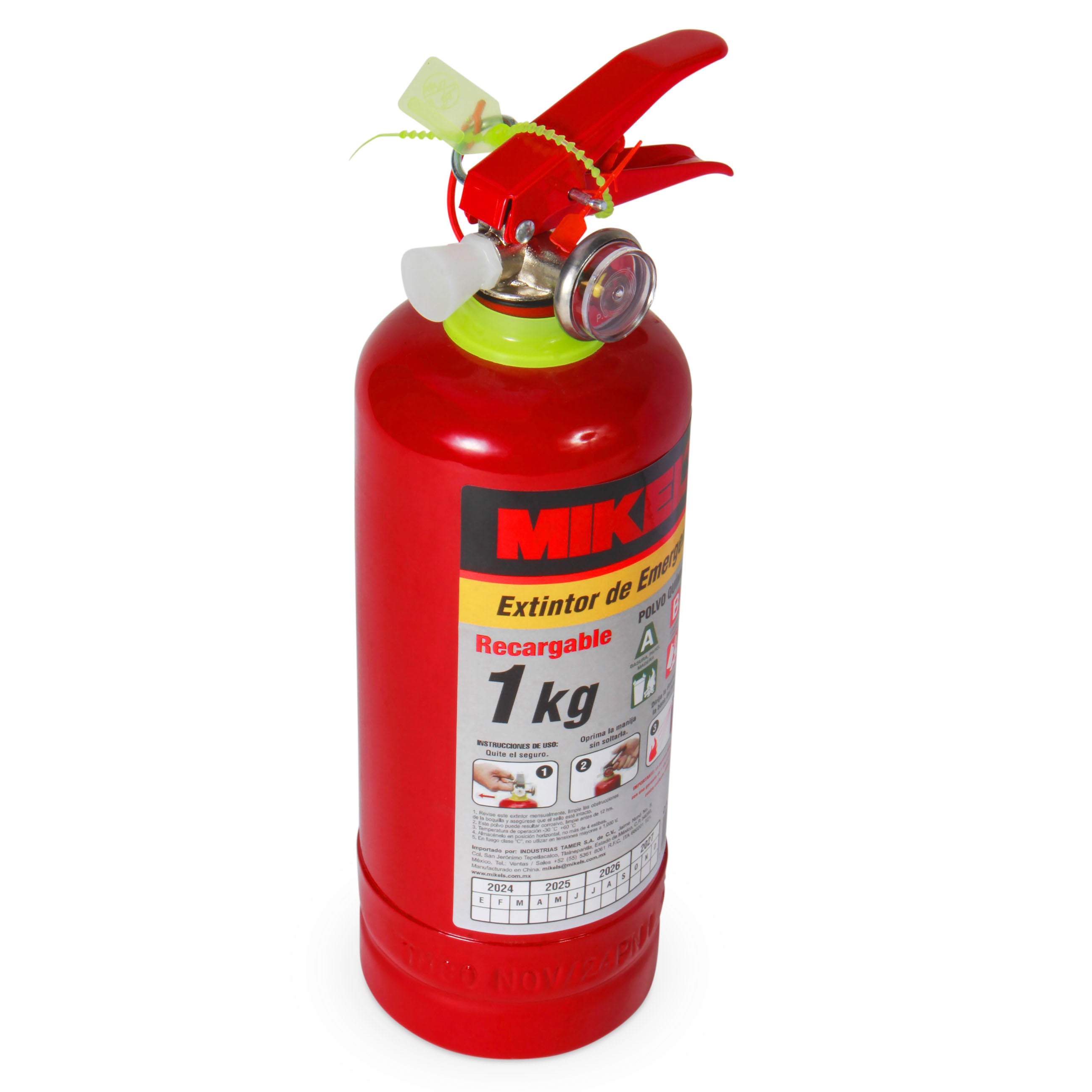 Extintor de emergencia recargable (1 kg)