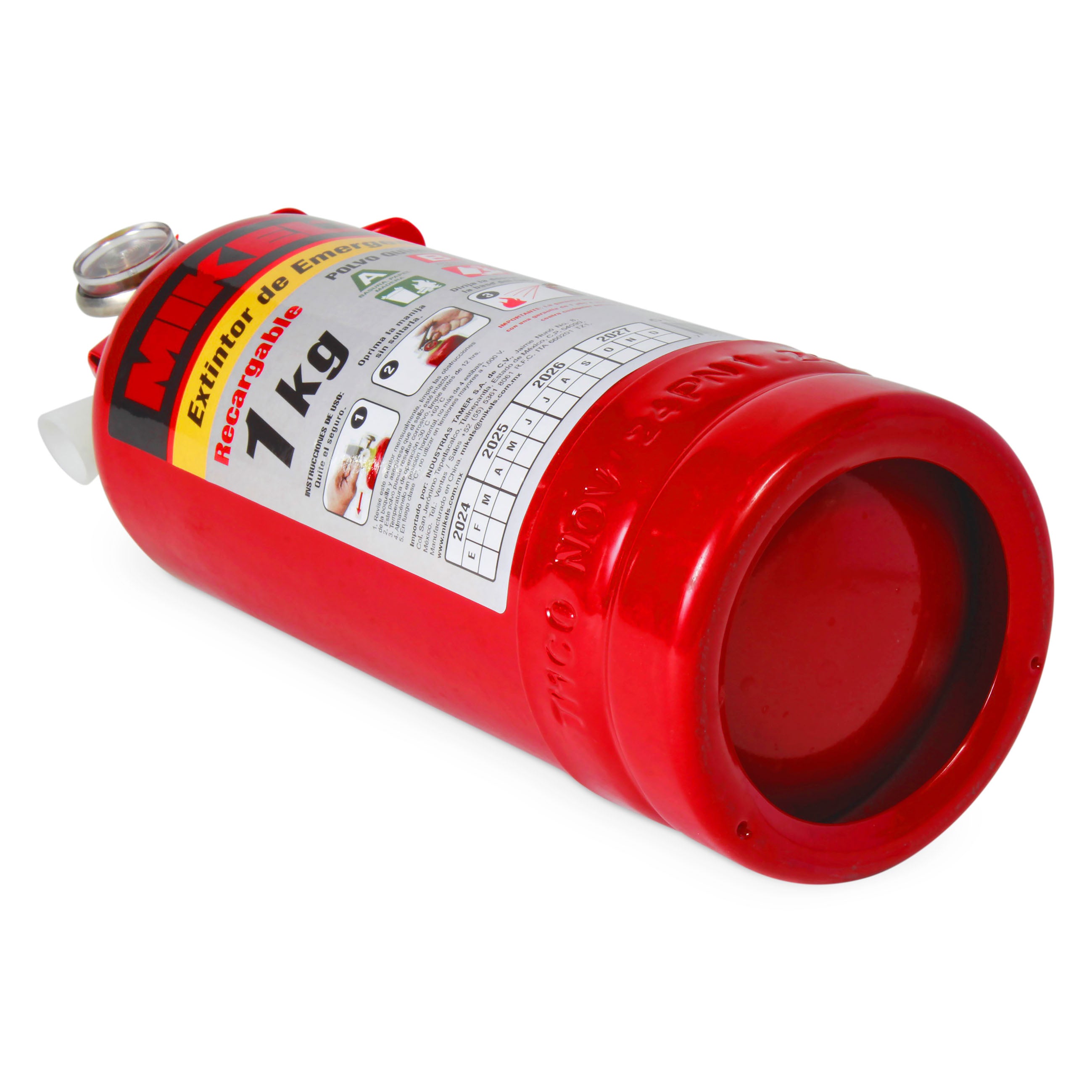 Extintor de emergencia recargable (1 kg)