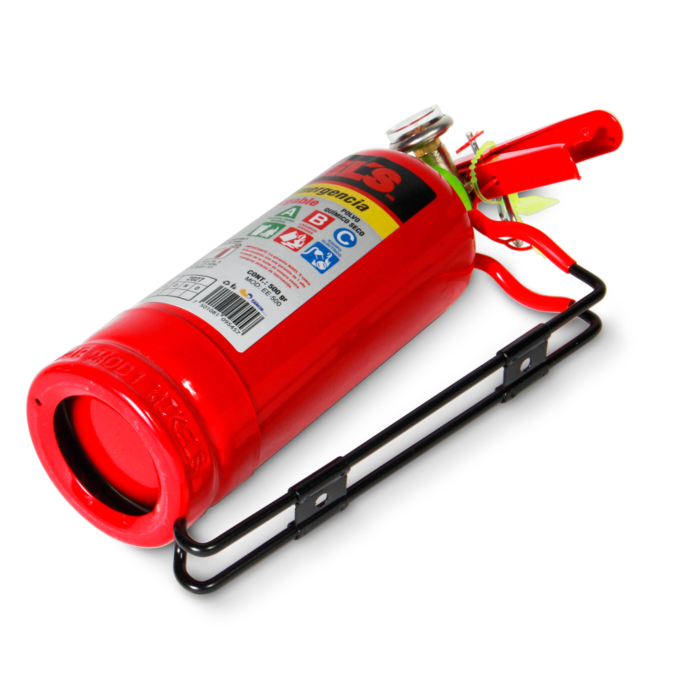 Extintor de emergencia recargable (500 grs)