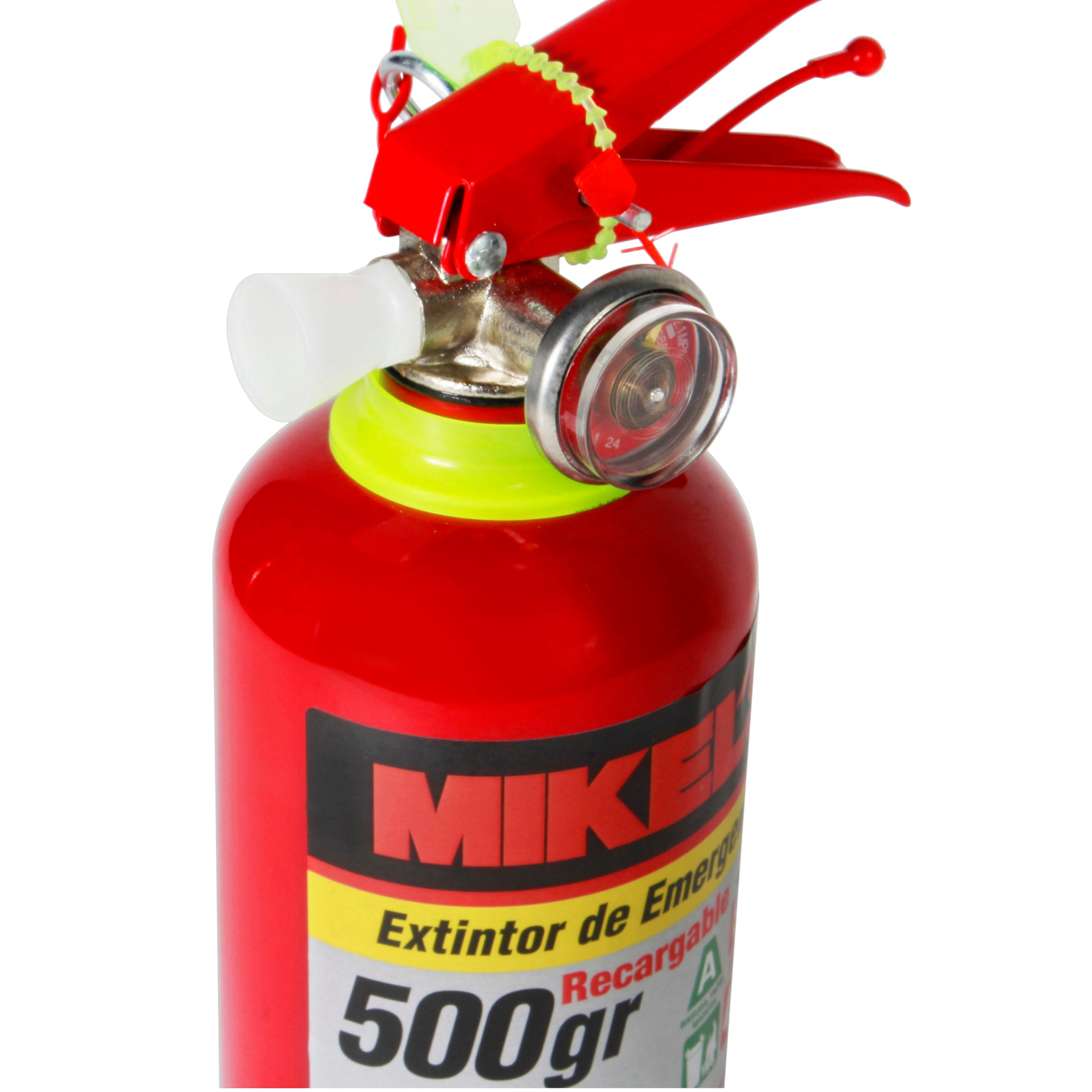 Extintor de emergencia recargable (500 grs)