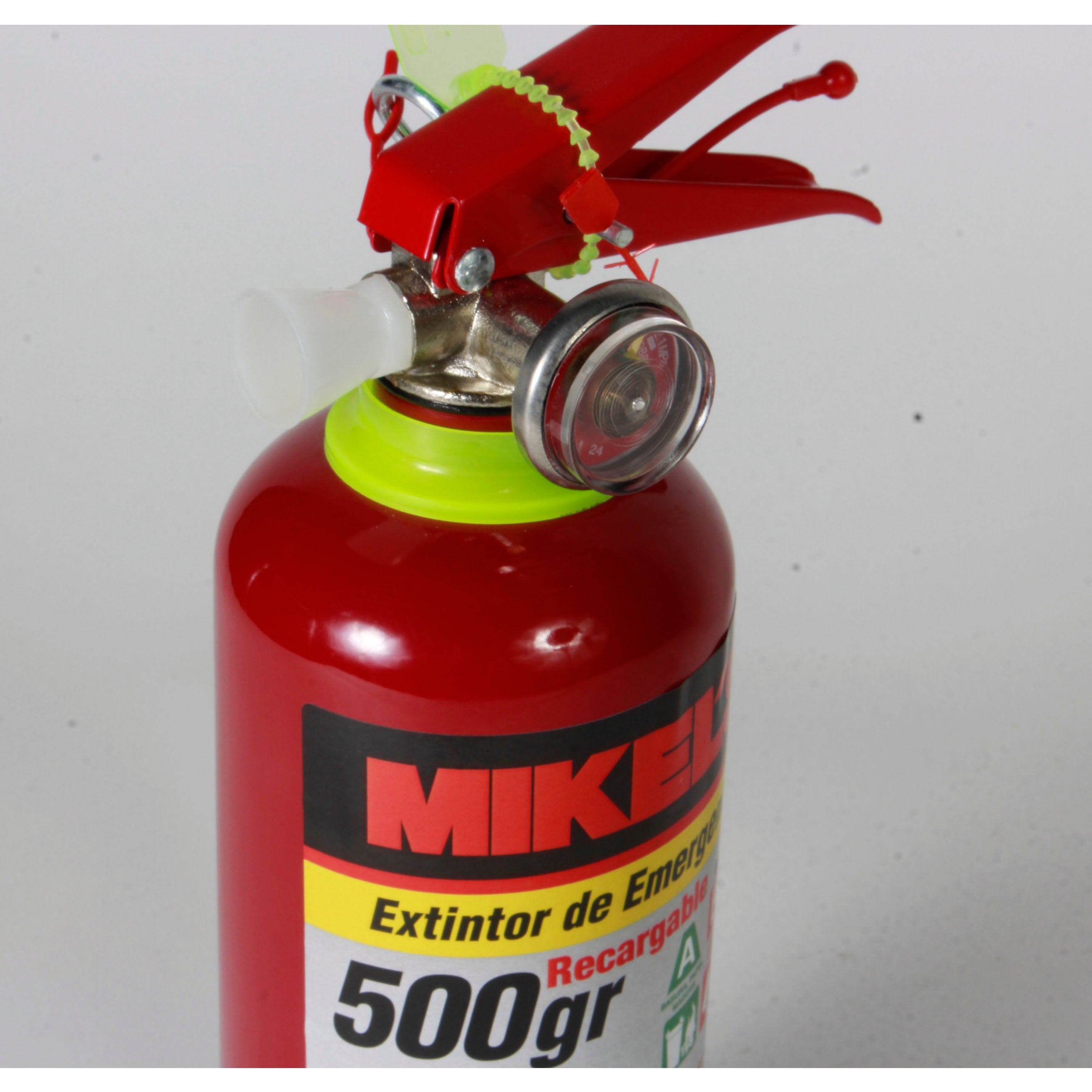 Extintor de emergencia recargable (500 grs)