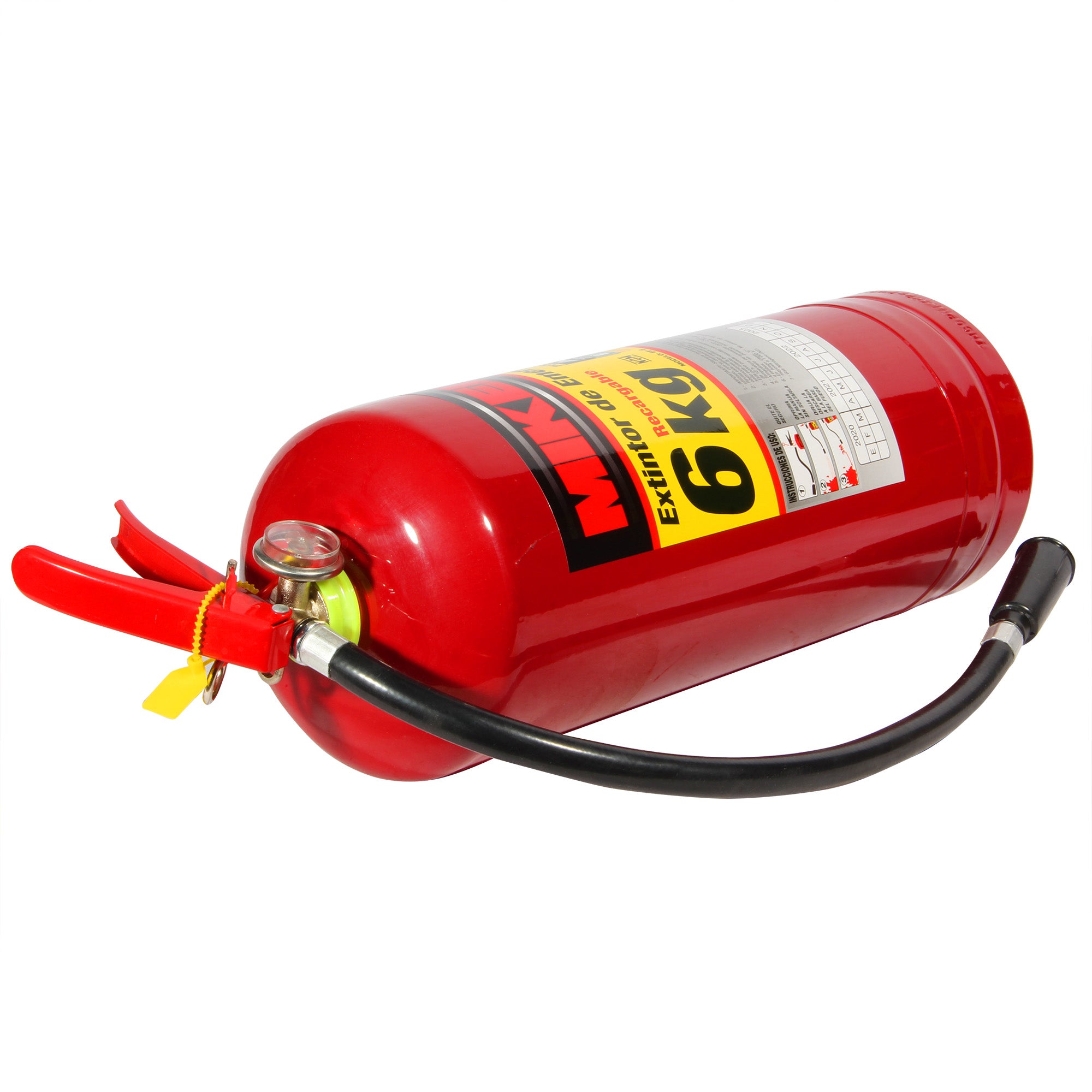 Extintor de emergencia recargable  (6 kgs)