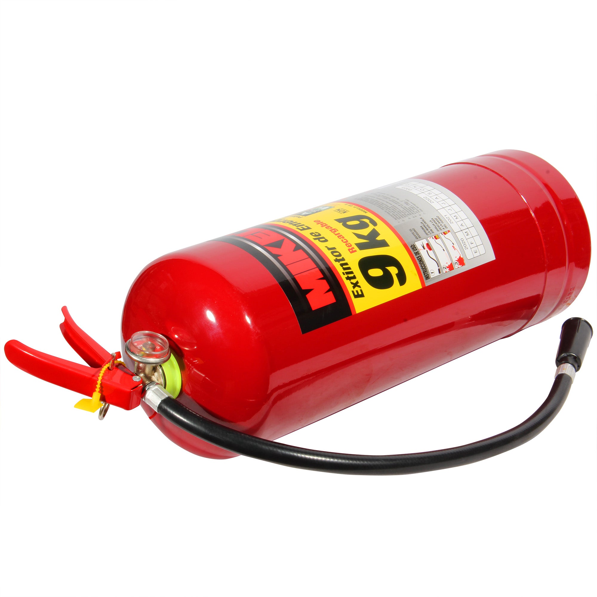 Extintor de emergencia recargable  (9 kgs)
