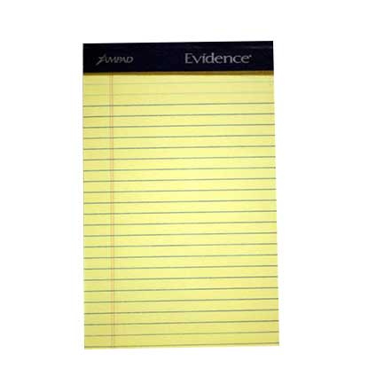 ESSELTE - BLOCK ESSELTE EVIDENCE MEDIA CARTA AMARILLO RAYADO C/50 HJS