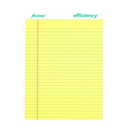 ESSELTE - BLOCK ESSELTE EFICIENCY CARTA AMARILLO RAYADO C/50 HJS