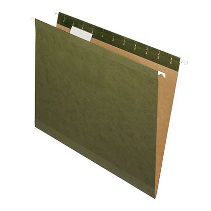 ESSELTE - Folder Colgante Oxford Verde Tradicional Tamaño Carta C/25 Piezas