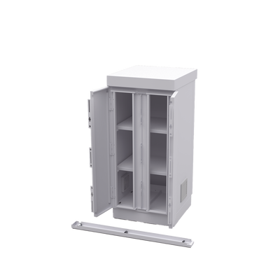 EPCOM INDUSTRIAL - Gabinete de Seguridad de Lámina Galvanizada  para Almacenamiento de Baterías (Hasta 6 baterías PL110D12).