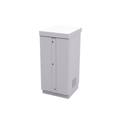 EPCOM INDUSTRIAL - Gabinete de Seguridad de Lámina Galvanizada  para Almacenamiento de Baterías (Hasta 6 baterías PL110D12).