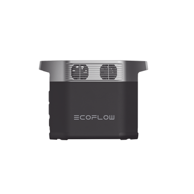 ECOFLOW - Estación de Energía Portátil Delta 2 1024Wh Litio LFP / 6 AC 1800 W (Max. 2200W) / 2 USB-C 100W / Capacidad para Aumentar Respaldo / Cargador de Coche 10A a 12.6V / Conectividad WiFi y Bluetooth (App) / Carga Solar 500W Max.