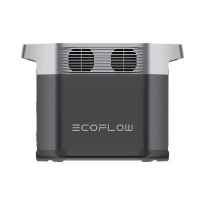 ECOFLOW - Estación de Energía Portátil Delta 2 1024Wh Litio LFP / 6 AC 1800 W (Max. 2200W) / 2 USB-C 100W / Capacidad para Aumentar Respaldo / Cargador de Coche 10A a 12.6V / Conectividad WiFi y Bluetooth (App) / Carga Solar 500W Max.