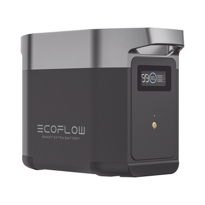 ECOFLOW - Batería de Litio LFP Inteligente de 1024Wh para Aumentar Tiempo de Respaldo Compatible con EFD330 (DELTA 2)