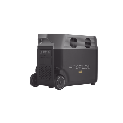 ECOFLOW - Estación de Energía Portátil DELTA PRO 3600Wh Litio LFP / 5 AC 3600W (7200W Pico) / 2 USB-C 200W / Capacidad para Aumentar Respaldo / Cargador de Coche 10A a 12.6V / Conectividad WiFi y Bluetooth (App) / Carga Solar 1600W Max.