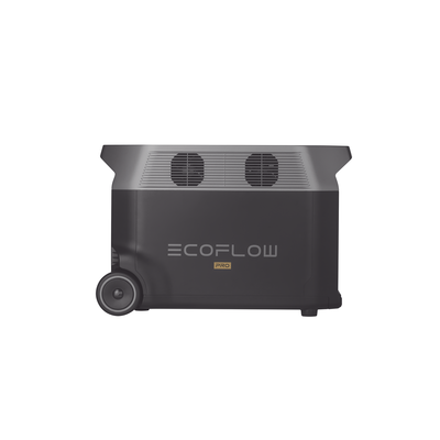 ECOFLOW - Estación de Energía Portátil DELTA PRO 3600Wh Litio LFP / 5 AC 3600W (7200W Pico) / 2 USB-C 200W / Capacidad para Aumentar Respaldo / Cargador de Coche 10A a 12.6V / Conectividad WiFi y Bluetooth (App) / Carga Solar 1600W Max.