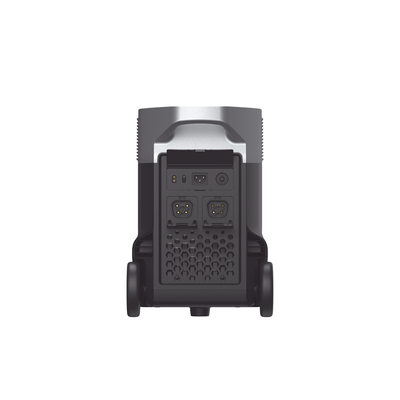 ECOFLOW - Estación de Energía Portátil DELTA PRO 3600Wh Litio LFP / 5 AC 3600W (7200W Pico) / 2 USB-C 200W / Capacidad para Aumentar Respaldo / Cargador de Coche 10A a 12.6V / Conectividad WiFi y Bluetooth (App) / Carga Solar 1600W Max.