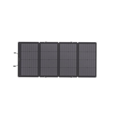 ECOFLOW - Módulo Solar Portátil y Flexible de 220W Recomendado para Estaciones Portátiles EFD330, EFD350 ó EFD500 / Ajuste de Ángulo / Carga Eficiente / Incluye Cable XT60 a MC4