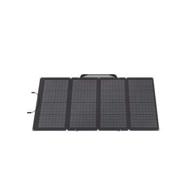 ECOFLOW - Módulo Solar Portátil y Flexible de 220W Recomendado para Estaciones Portátiles EFD330, EFD350 ó EFD500 / Ajuste de Ángulo / Carga Eficiente / Incluye Cable XT60 a MC4