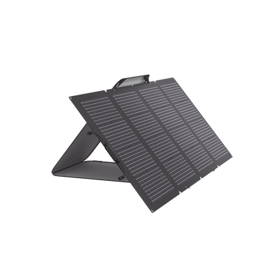ECOFLOW - Módulo Solar Bifacial, Portátil y Flexible de 220W Recomendado para Estaciones Portátiles EFD330, EFD350 ó EFD500 / Ajuste de Ángulo / Carga Eficiente / Incluye Cable XT60 a MC4