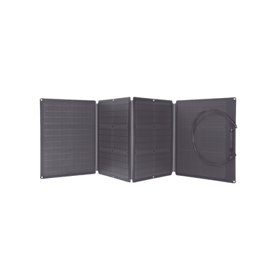 ECOFLOW - Módulo Solar Portátil y Flexible de 100W Recomendado para Estaciones Portátiles EFD330, EFD350 ó EFD500 / Ajuste de Ángulo / Carga Eficiente / Incluye Cable XT60 a MC4
