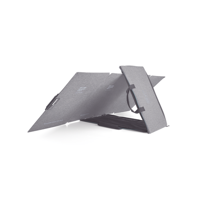 ECOFLOW - Módulo Solar Portátil y Flexible de 100W Recomendado para Estaciones Portátiles EFD330, EFD350 ó EFD500 / Ajuste de Ángulo / Carga Eficiente / Incluye Cable XT60 a MC4
