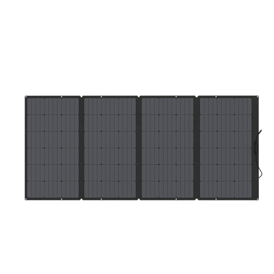 ECOFLOW - Módulo Solar Portátil y Flexible de 400W Recomendado para Estaciones Portátiles EFD330, EFD350 ó EFD500 / Ajuste de Ángulo / Carga Eficiente / Incluye Cable XT60 a MC4