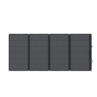 ECOFLOW - Módulo Solar Portátil y Flexible de 400W Recomendado para Estaciones Portátiles EFD330, EFD350 ó EFD500 / Ajuste de Ángulo / Carga Eficiente / Incluye Cable XT60 a MC4