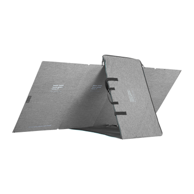 ECOFLOW - Módulo Solar Portátil y Flexible de 400W Recomendado para Estaciones Portátiles EFD330, EFD350 ó EFD500 / Ajuste de Ángulo / Carga Eficiente / Incluye Cable XT60 a MC4