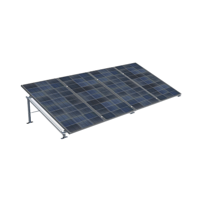 EPCOM INDUSTRIAL - Montaje de piso de Alta Resistencia para Instalación de 4 Paneles Solares de hasta 1300 x 2400 mm (Revisar módulos compatibles)