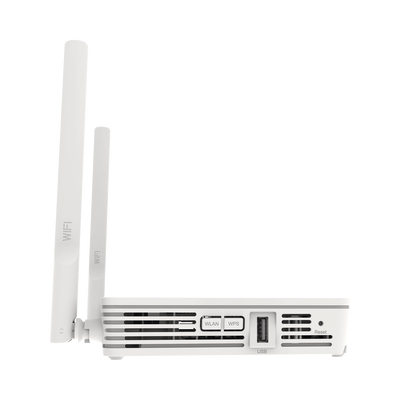 HUAWEI - ONT GPON OptiXstar WiFi 2.4GHz 4 puertos GE + 1 puerto CATV + 2 POTS, hasta 300 Mbps