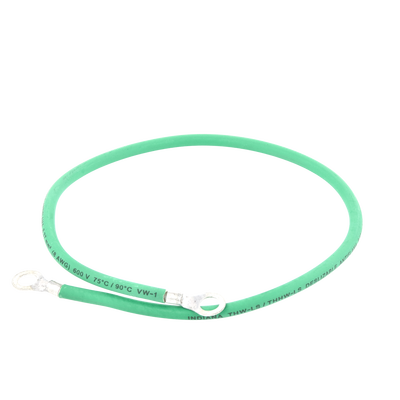 EPCOM INDUSTRIAL - Jumper para Puesta a Tierra con Cable 8 AWG con Conectores de Ojo de 50 cm.