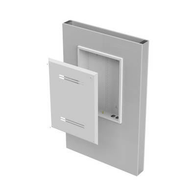 EPCOM INDUSTRIAL - Gabinete de Medios de 19 Pulgadas de alto, para Empotrar en Pared (360 x 478 x 95 mm).