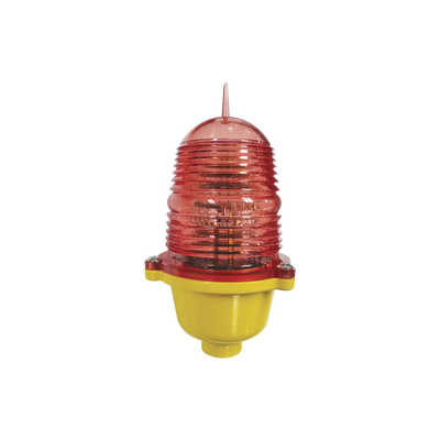 EPCOM INDUSTRIAL - Estrobo Led de Obstrucción Color Rojo (110 Vca de Entrada) / Luz fija