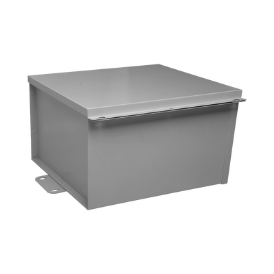 EPCOM INDUSTRIAL - Gabinete de Telecom. de Acero Galvanizada con Plato Interior (400 x 400 x 250 mm). SE PUEDE PONER CANDADO.