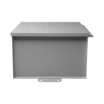 EPCOM INDUSTRIAL - Gabinete de Telecom. de Acero Galvanizada con Plato Interior (400 x 400 x 250 mm). SE PUEDE PONER CANDADO.